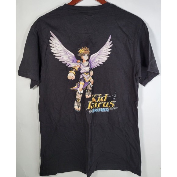Kid Icarus UPRISING Promo T Shirt Size L Pax East 2012 T-Shirt Nintendo 3DS - Picture 2 of 7